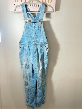 DL1961 Emilie Retro 90s Workwear Light Wash Denim Overalls